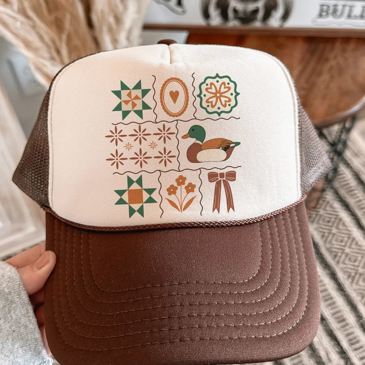 Grandma cottage core hat