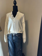 White lacey blouse