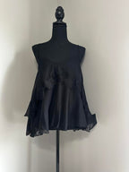 black lace tank