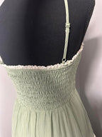 green lace summer dress