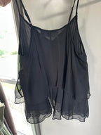 black lace tank