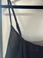 black lace tank