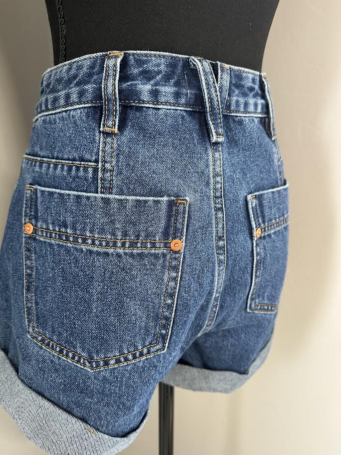western pocket shorts