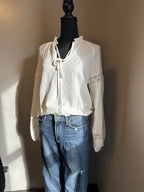 White lacey blouse