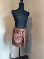 brown soft skort
