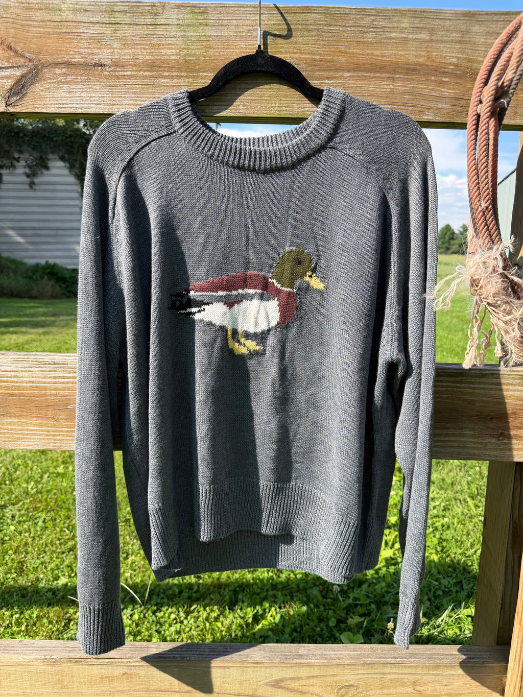 Mallard duck sweater