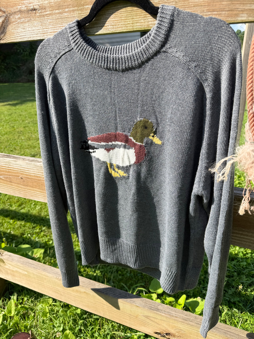 Mallard duck sweater