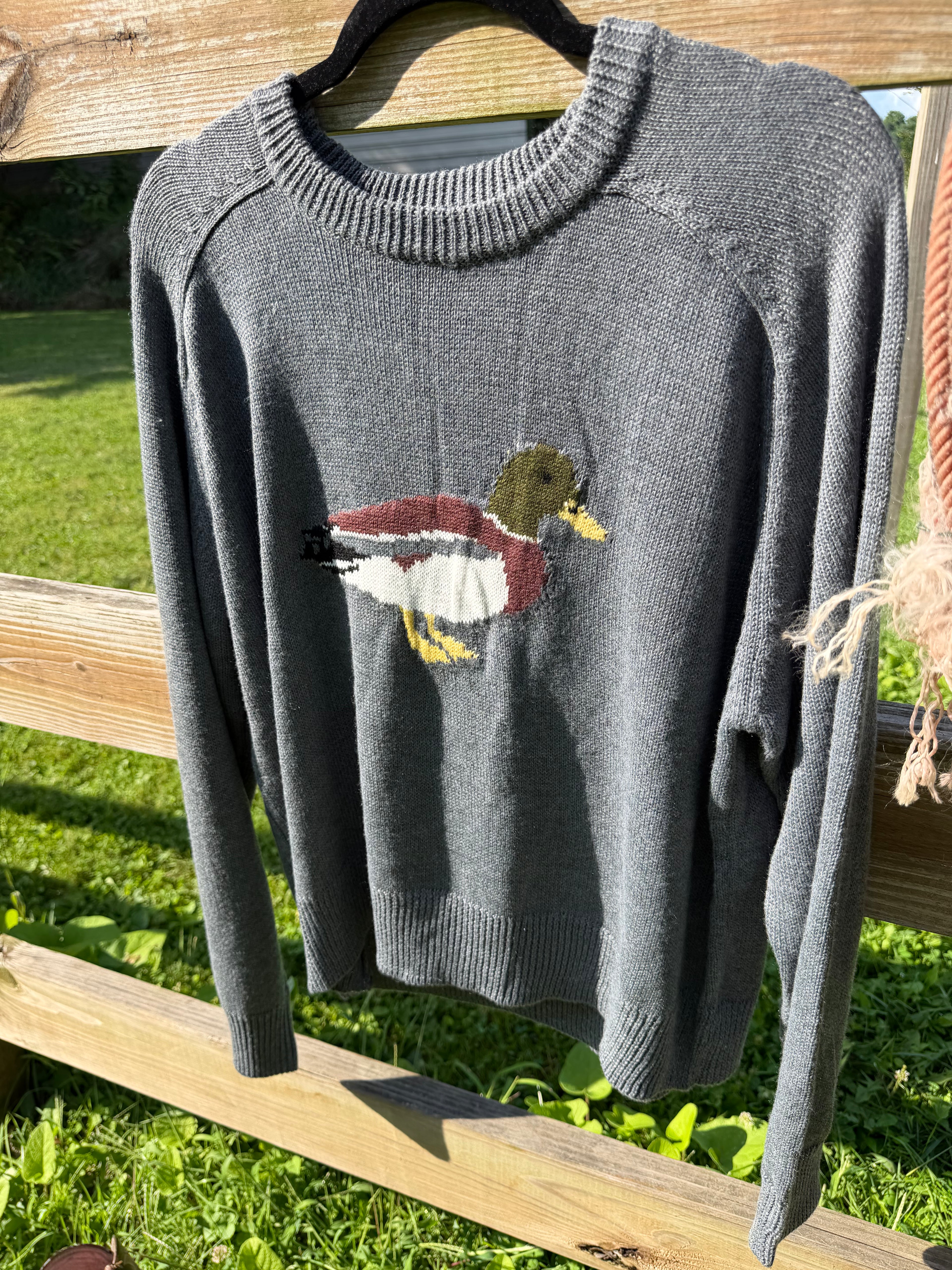 Mallard duck sweater