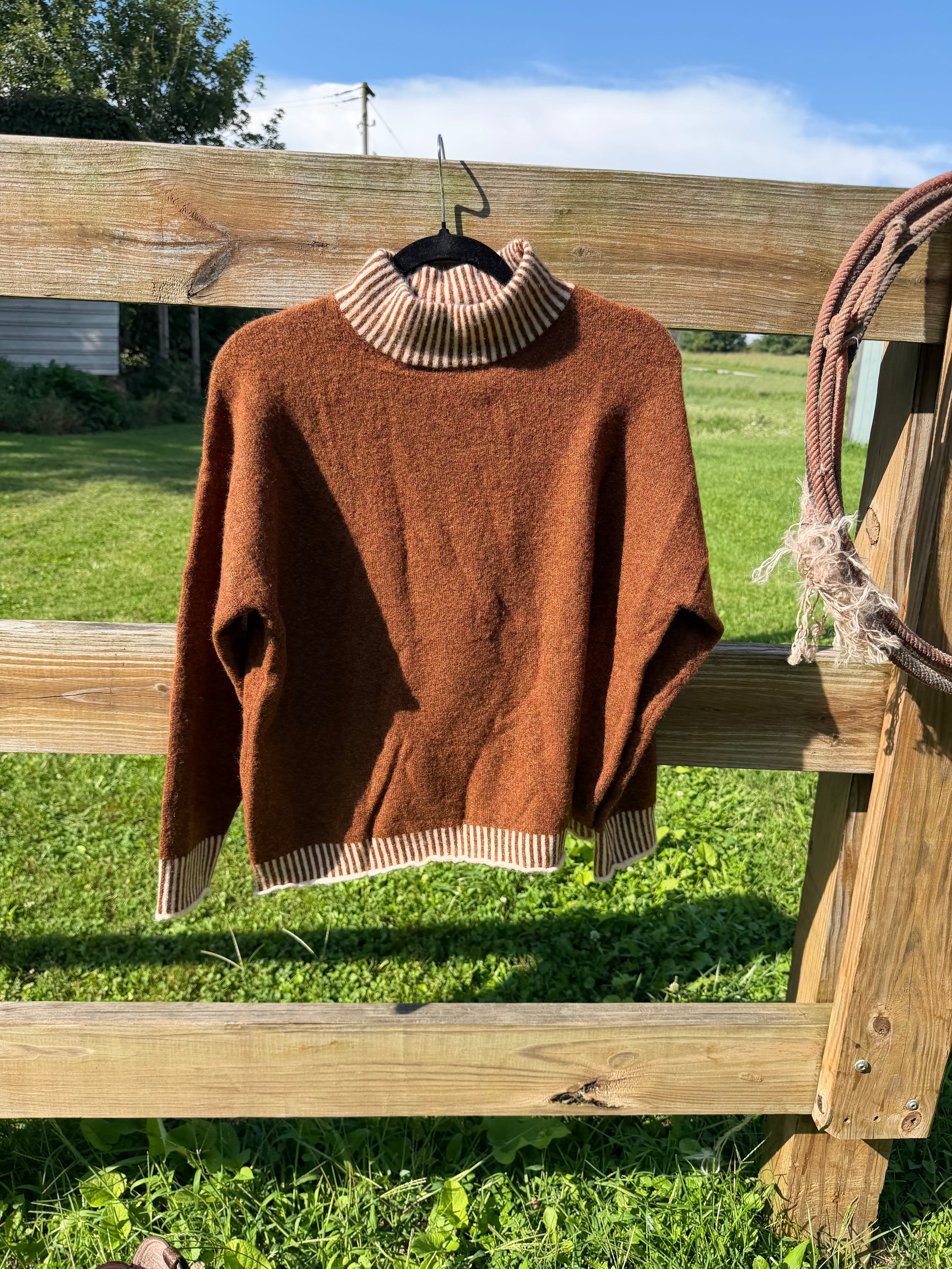 Cocoa brown sweater