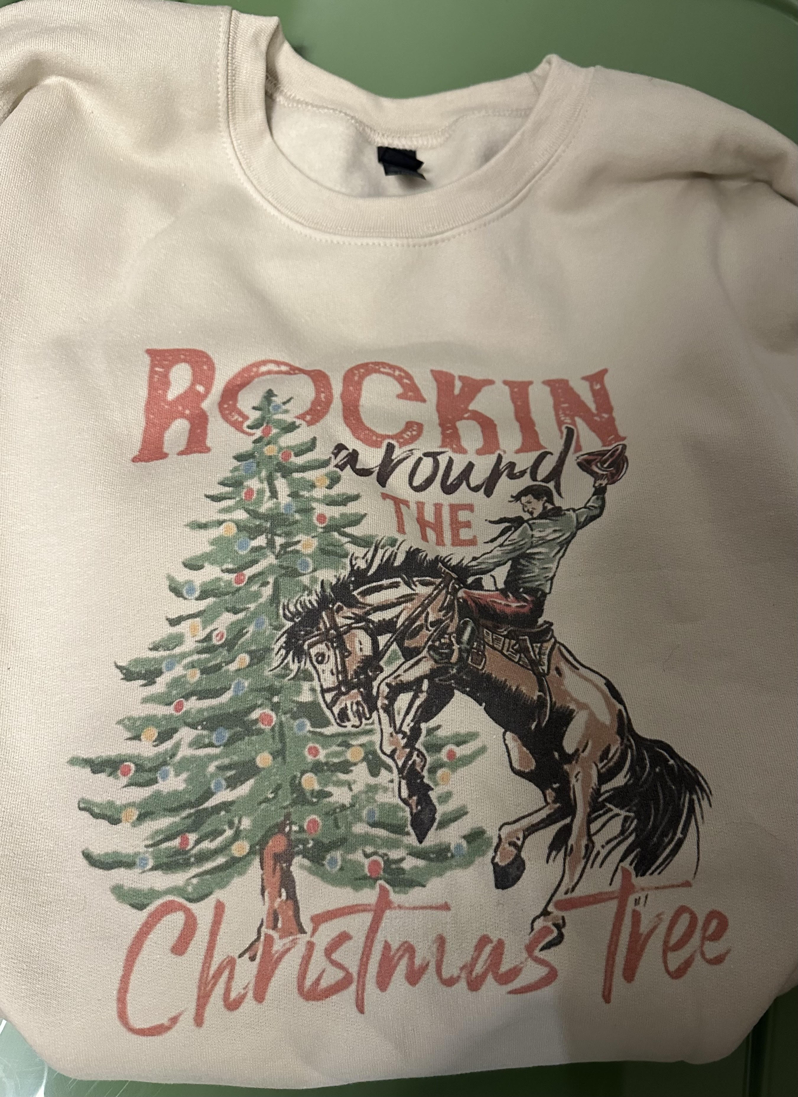 Christmas rodeo sweatshirt